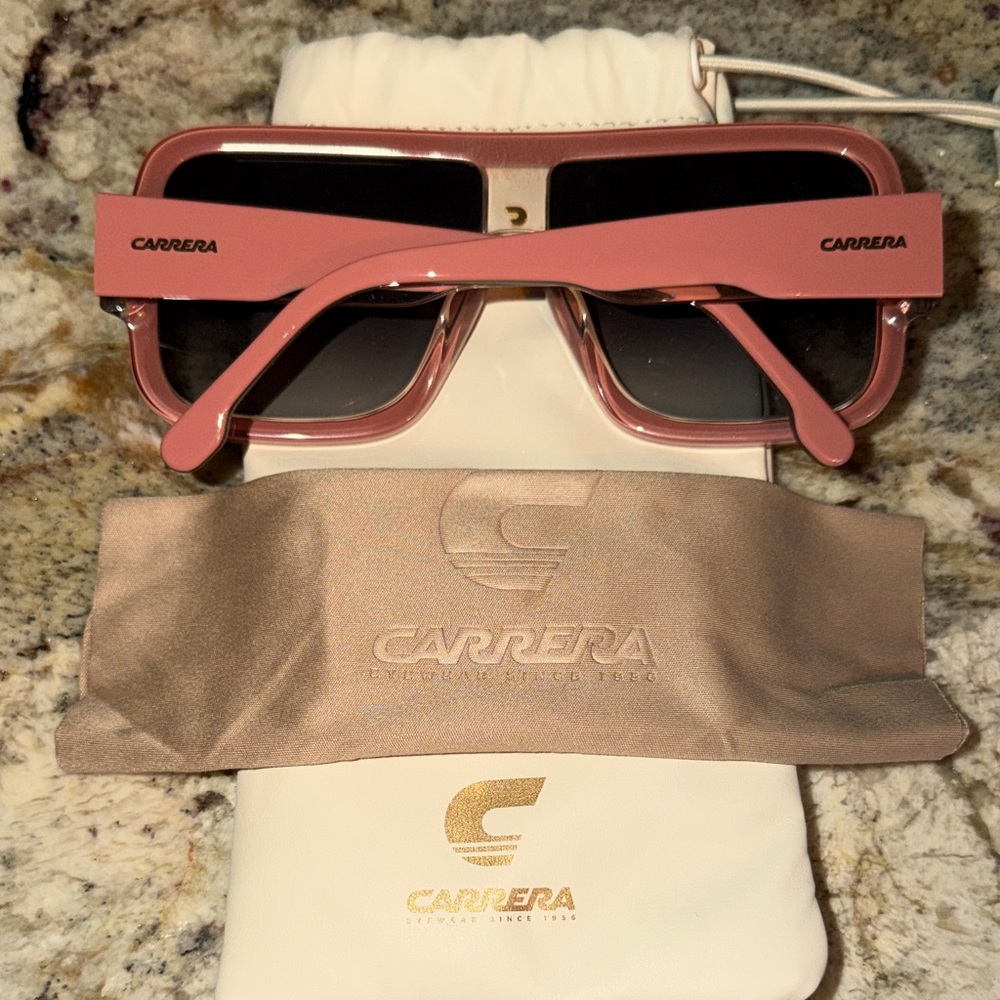 New Carrera Sunglasses with Dark Pink Frame